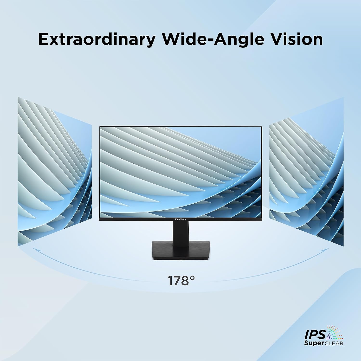 ViewSonic VA2448-MHU 24 Inch 1080p Monitor, IPS Display with 120Hz for Everyday Productivity, Variable Refresh Rate for Home and Office, HDMI, VGA, and USB C Inputs