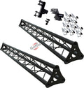 GRIFFIN Triangle Truss Extension Lighting System (Stage-MountPRO Series) – Installs on your Speaker Stands – DJ 2x Trussing Kit with C Clamps Mounting Brackets & Platform Hardware Set