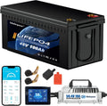 48V Lithium Battery Golf Cart Batteries Kit with Smart 200A BMS 58.4V 18A Charger Touch Monitor & Mobile APP 10000 Cycles 48V 100Ah LiFePO4 Battery Peak Current 1000A(3-5s) for Club Car, EZGO, Yamaha