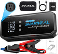 Sharmeal 22-in-1 9000A Jump Starter, 24000mAh Car Booster Pack with 80W AC Outlet & PD 35W Super Fast Charging, 12V Jump Starter Battery Pack for All Gas and 12.0L Diesel