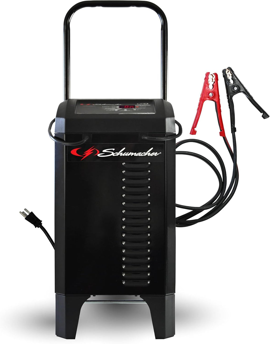 Schumacher Electric Wheeled Automatic 6A Car Battery Charger and 200A Engine Starter, 6-in-1 Solution, Maintainer, 40A Boost, for 6V/12V Power Sport, Automotive, and Marine Batteries, SC1309