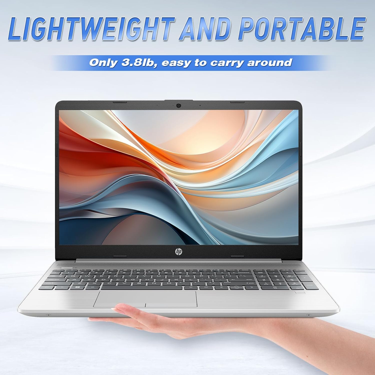 HP 15 Slim Copilot Ready AI Laptop • Intel AI-Powered 4-Core Processor • Intel UHD Graphics • 16GB RAM • 256GB SSD • Type-C • Long Battery • LifeAnti-Glare • Win 11 Pro