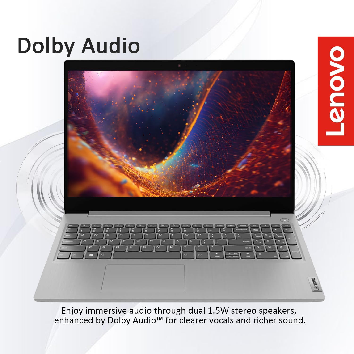 Lenovo Ideapad Business Laptop with Microsoft Office, Intel Dual-Core Processor(Up to 4.1 GHz), 15.6' FHD Display, 12GB RAM, 256GB SSD, SD Card Reader, Windows 11, Copilot AI-Ready, WOWPC USB