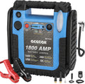 1800A Jump Starter with Air Compressor, 20000mAh 12V Battery Jumper Pack Booster (6.0L Gas/Diesel), 260 PSI Tire Inflator, Multi-Function Jumper Box with USB Charge & LED Flashlight