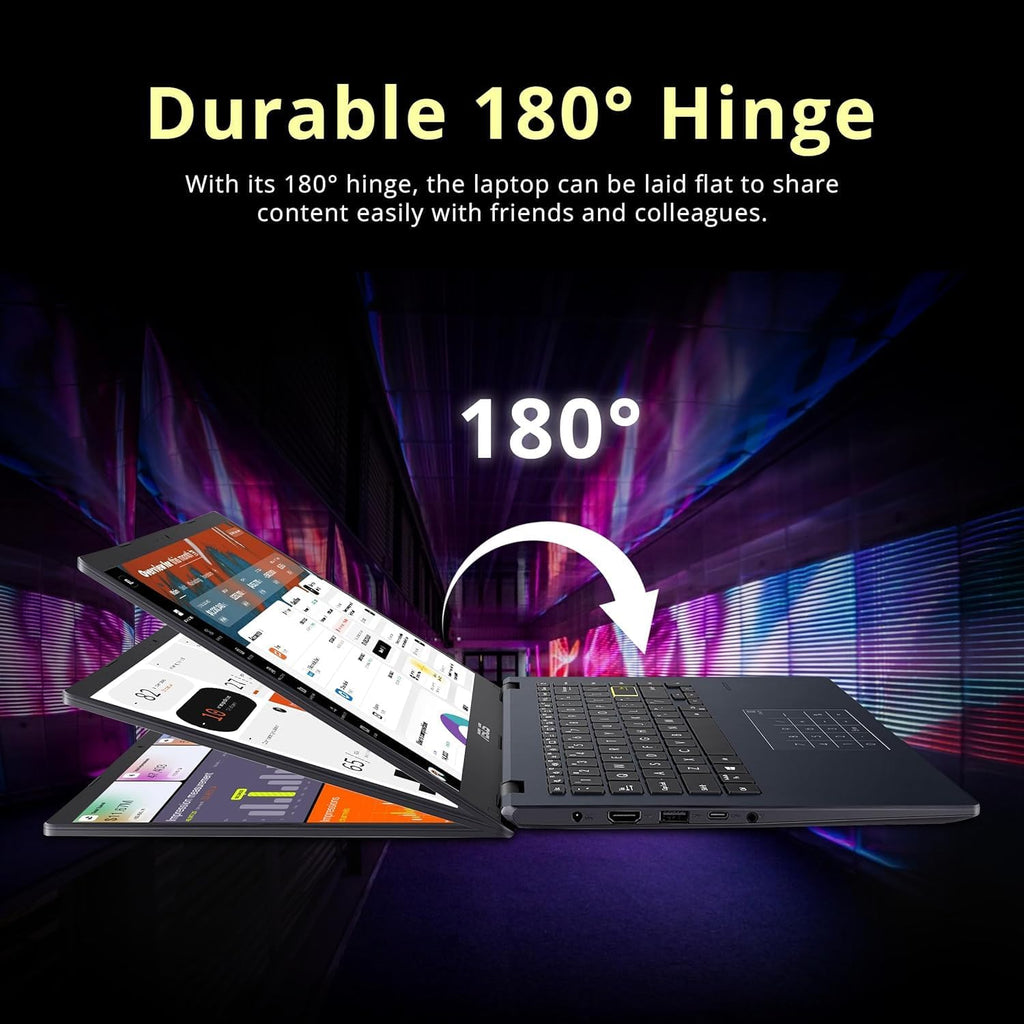 ASUS 14' Laptop for Business & Student, 14' FHD Display, Intel Celeron N4500, 4GB Memory, 64GB eMMC, NumberPad, Webcam, Wi-Fi, HDMI, Windows 11 (Renewed)