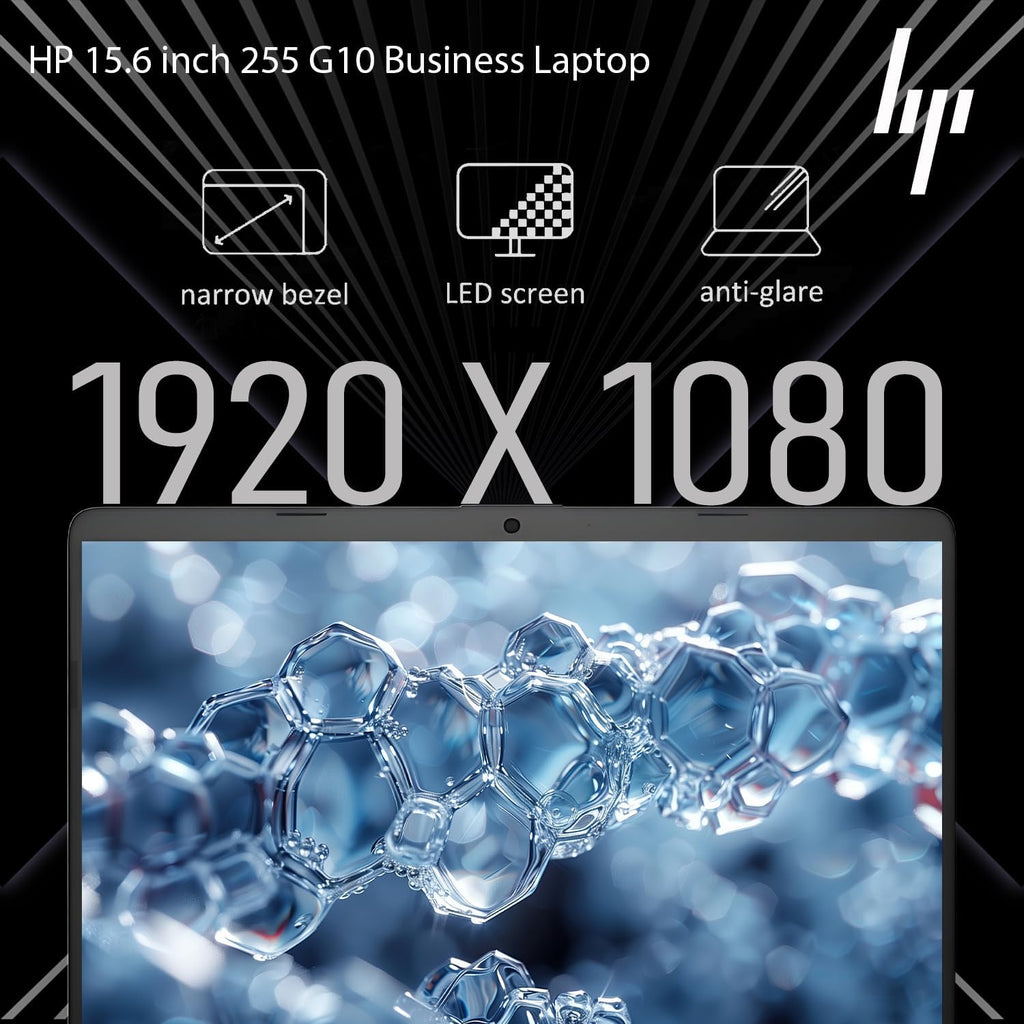 HP 2025 New 15.6' Business and Student Laptop, AMD Ryzen 5 7530U (Outperforms i7-1165G7), 32GB RAM, 1TB SSD, Ultra Quiet Design, Long Battery Life, Windows 11 Pro with Microsoft Office, WOWPC USB