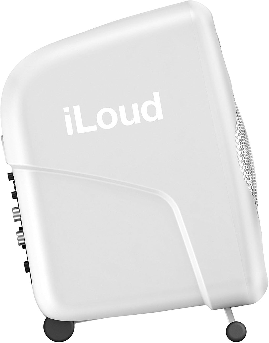 IK Multimedia iLoud Micro Monitor White 50 watt Portable Wireless Bluetooth Studio Reference Monitors, Dual Speakers for Music Production, Mixing, Mastering, Composing, producing and DJs