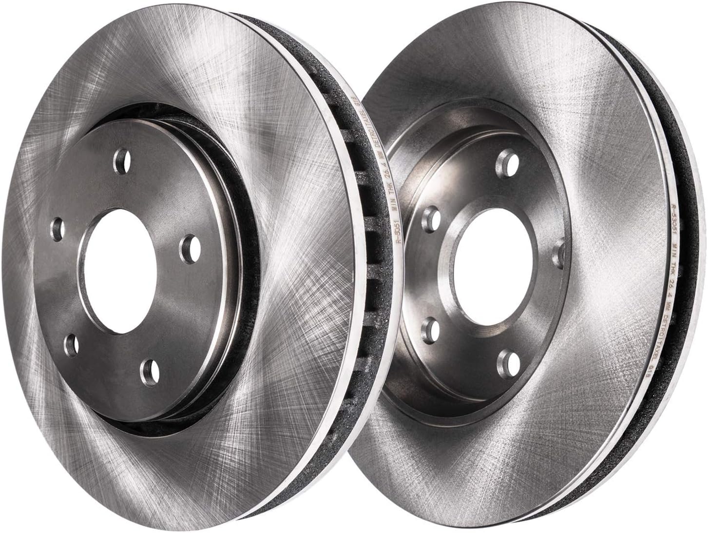 Detroit Axle - 10pc Brake Kit for 2013-2016 Ford Fusion Lincoln MKZ, Disc Brakes Rotors Ceramic Brake Pads with Hardware 2014 2015 Replacement: 11.81' inch Front and 11.89' inch Rear Rotor