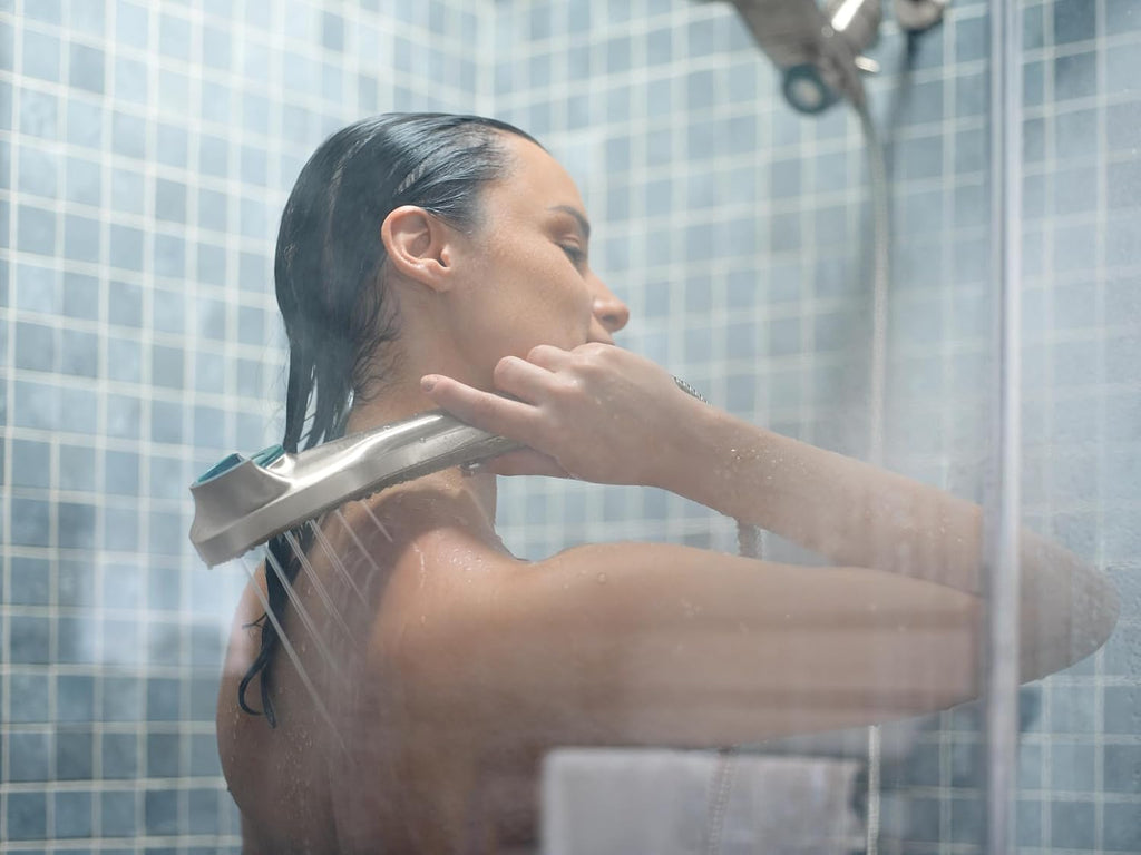 Moen Verso Eco-Performance Infiniti Dial Square Rain Shower Head with Detachable Hand Shower Combo, 7-Inch Spray Head, Brushed Nickel, 220C5EPBN