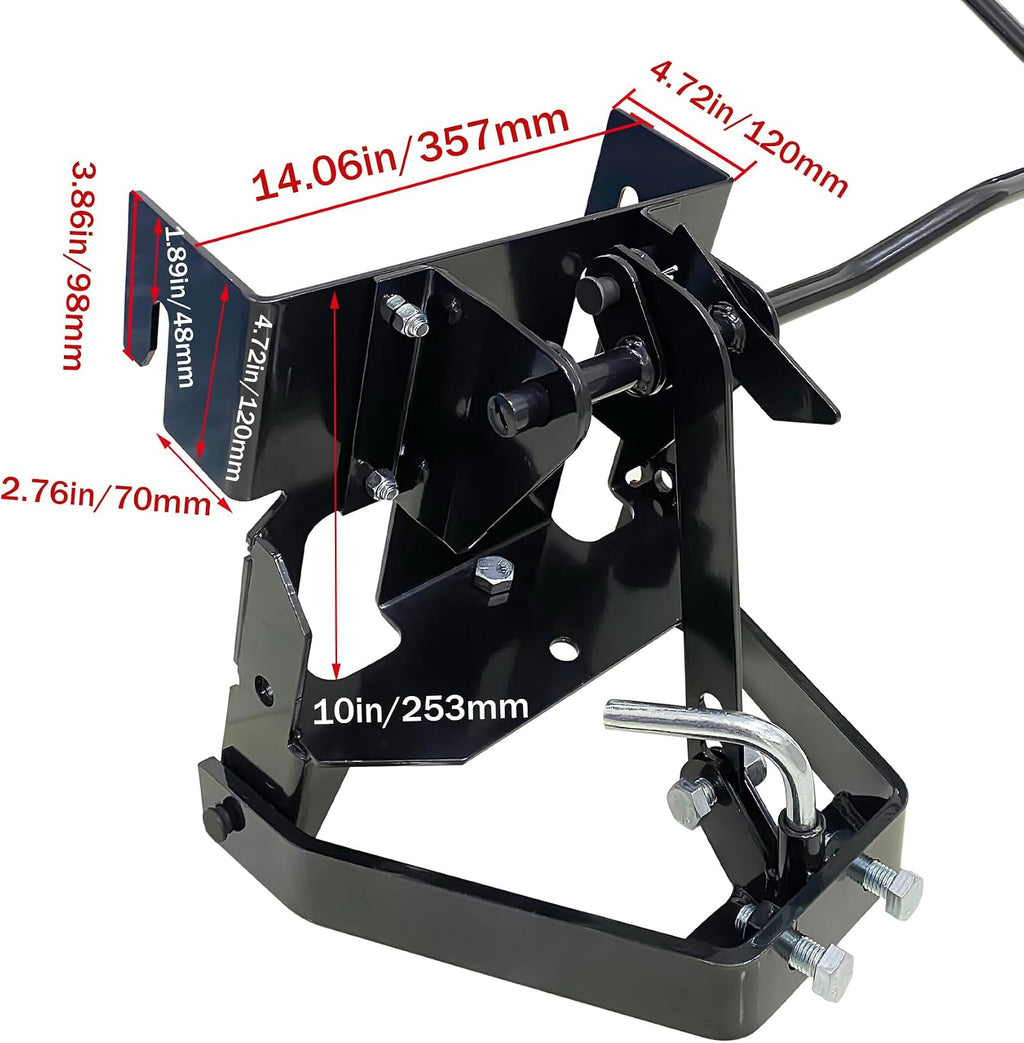 Garden Tractor Sleeve Hitch Attachment Rear Mount Compatible with Craftsman T200 T300 Series/Cub Cadet Riding Lawn Mower Tractors with 23' Or Larger Rear Tires for Husqvarna 585607901