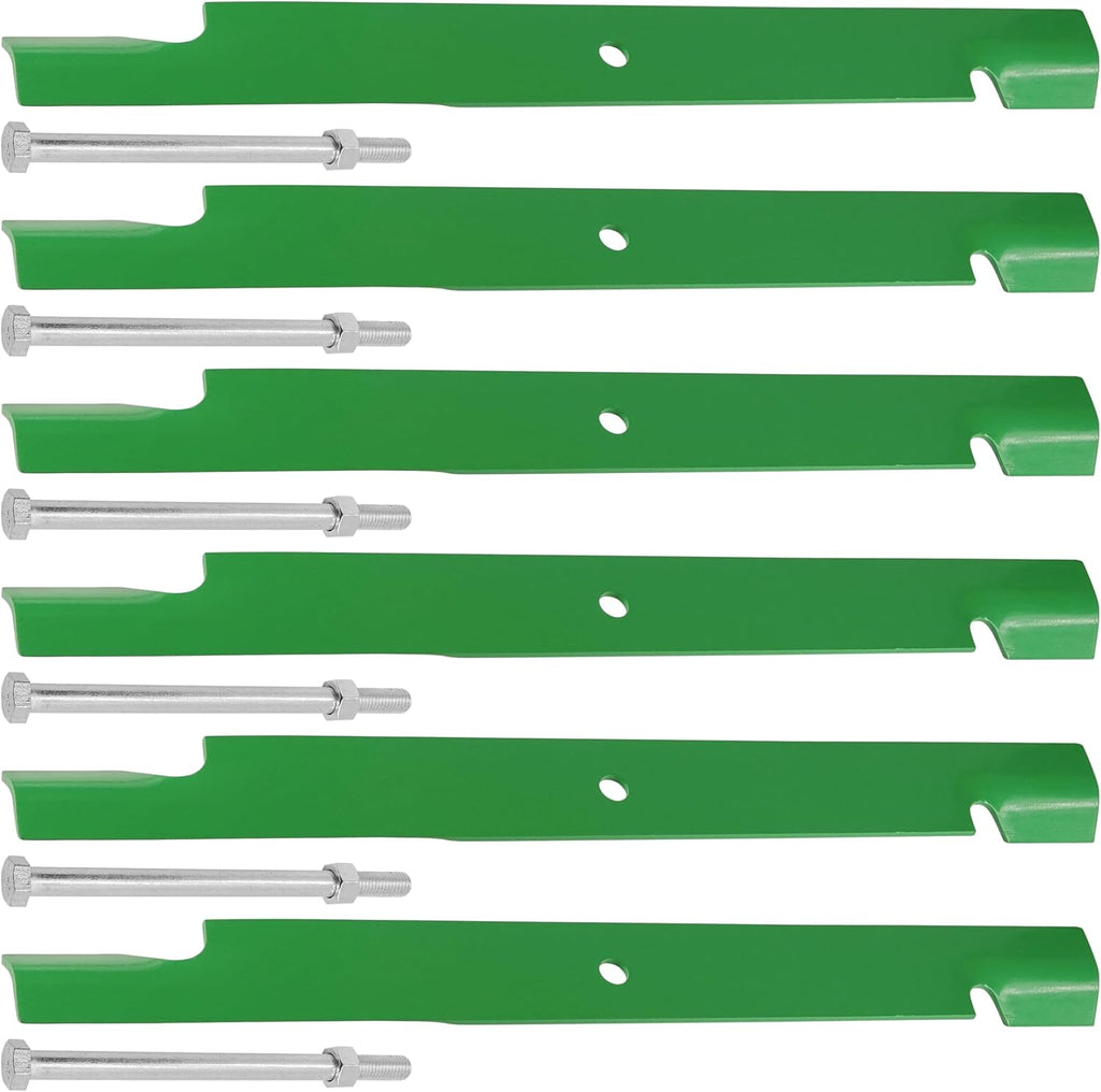 Caltric 48112 482882 481709 481701 0400141 04001-41 72' Deck Blades with Bolts Compatible with Scag