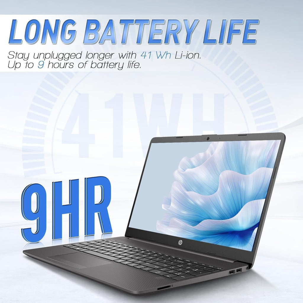 HP 255 G9 15.6' FHD Laptop, 6-Core AMD CPU (Beats i7-1165G7 in Multitasking), 16GB RAM, 1TB PCIe SSD, Windows 11 Pro with MS Office, for Business & Student