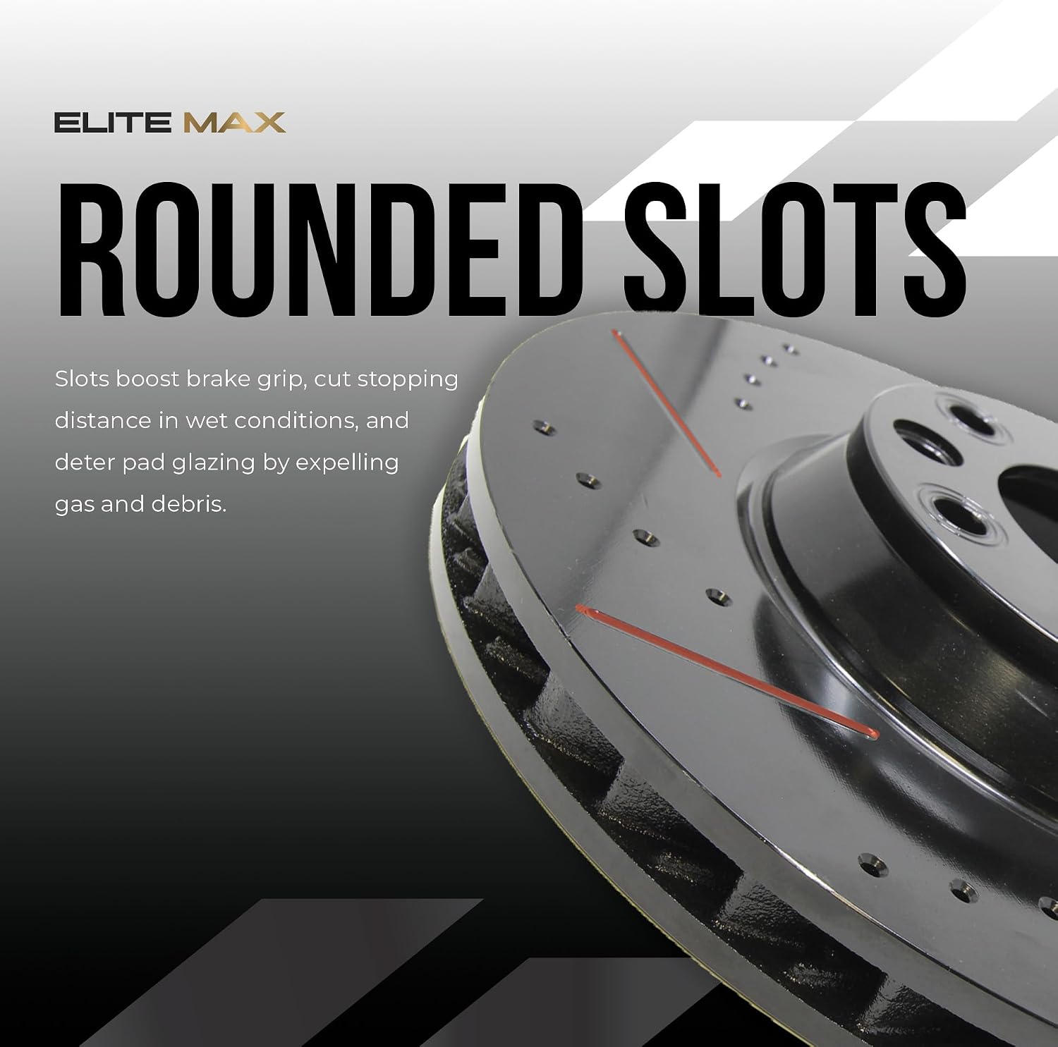 Max Advanced Brakes Front & Rear Brake Kit Compatible With 2011-2014 Nissan Murano Compatible With Infiniti QX70 Q70 Replacement Drilled Slotted Black Coated Disc Brake Rotors and Ceramic Brake Pads