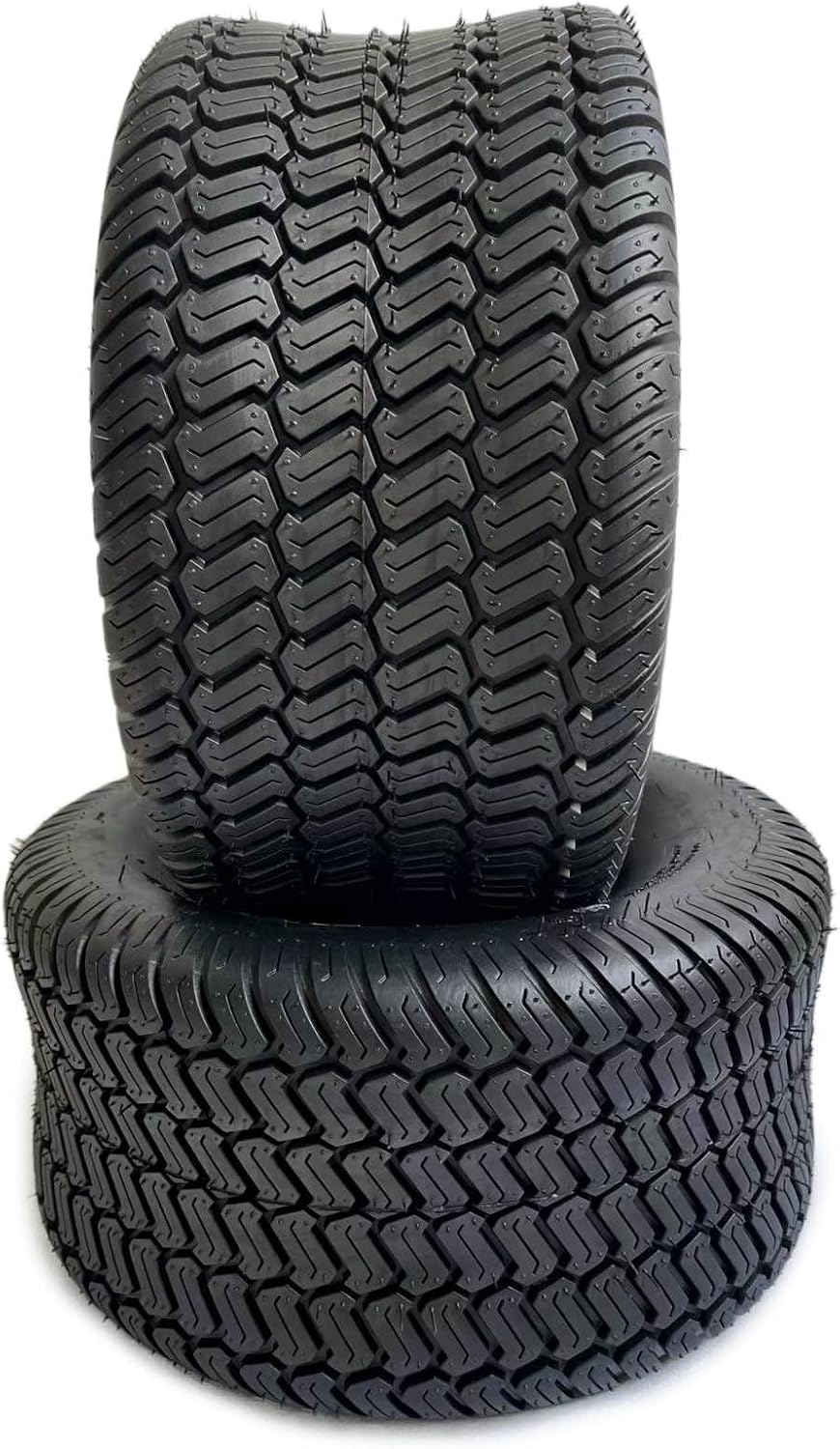 Dayrim 20x10-8 Lawn Mower Tires, Set of 2, 4-Ply Tubeless Turf Tread, for Garden Tractor & Riding Mower,Golf Cart Tires (20x10-8 (pack of 2))