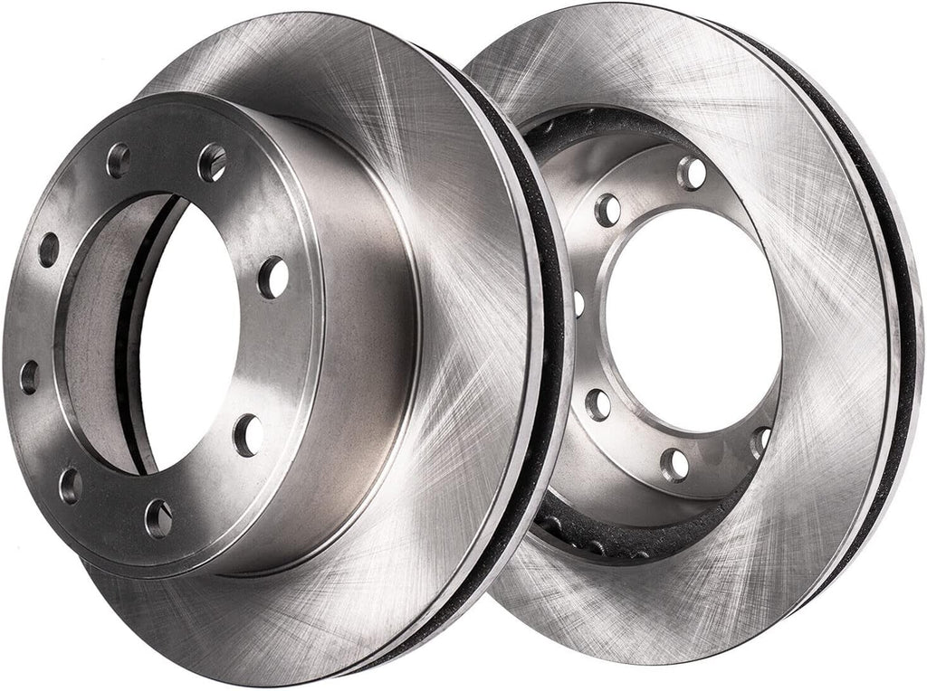 Detroit Axle - 4WD Front Wheel Bearing Hubs Brake Kit for Silverado 2500 HD Sierra 3500 Classic Yukon XL Avalanche Suburban 2500 H2 Brake Rotors Wheel Bearing Hubs Lug Nuts Replacement