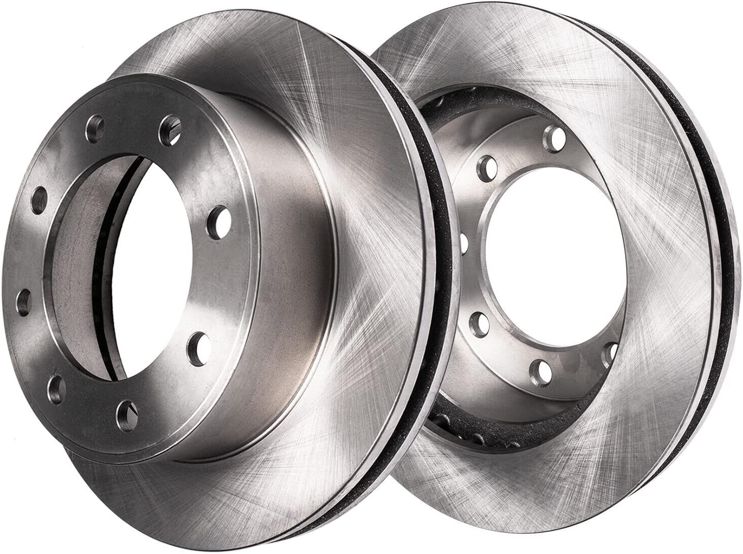 Detroit Axle - 4WD Front Wheel Bearing Hubs Brake Kit for Silverado 2500 HD Sierra 3500 Classic Yukon XL Avalanche Suburban 2500 H2 Brake Rotors Wheel Bearing Hubs Lug Nuts Replacement