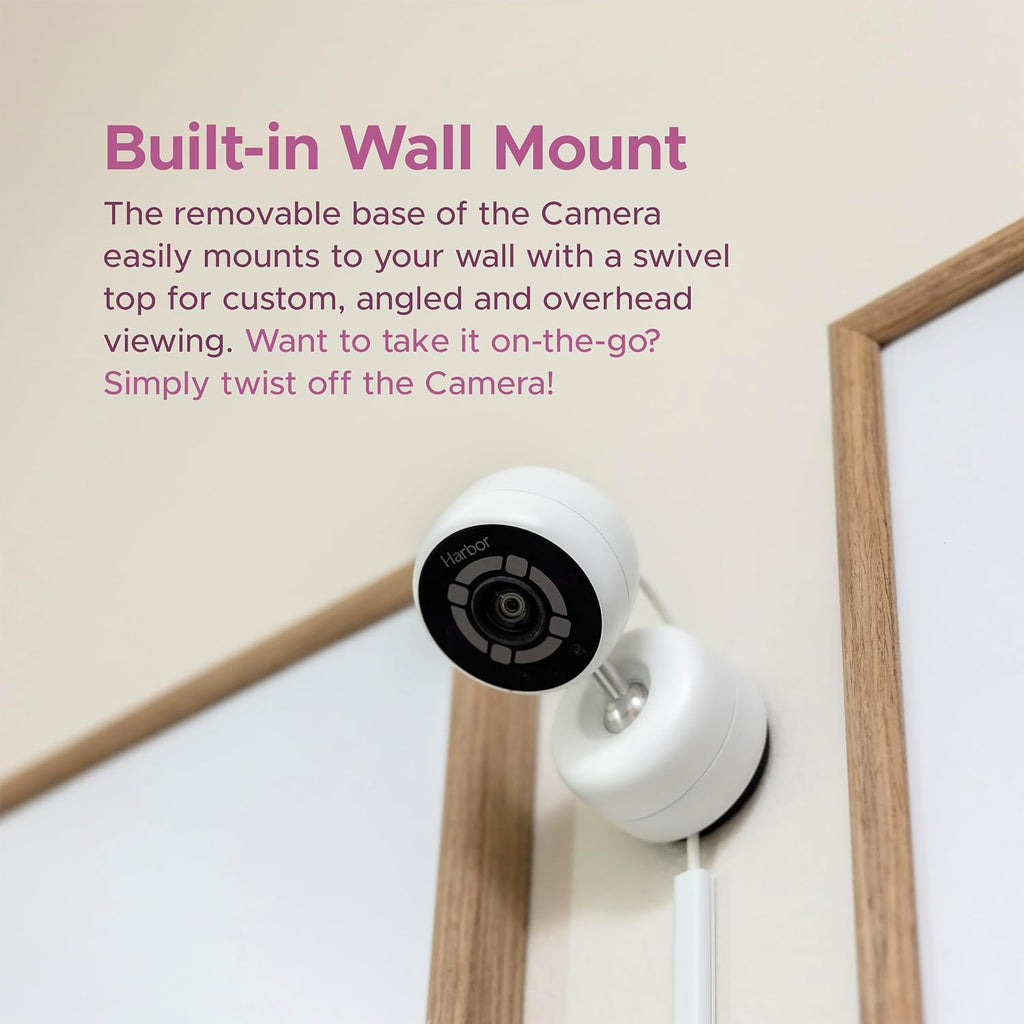 Harbor Smart Baby Monitor with 10' Tablet - The Most Reliable Way to Monitor Your Baby with or Without Internet - Private & Secure - Travel Friendly - Supports 2+ Cameras - Lifetime Membership