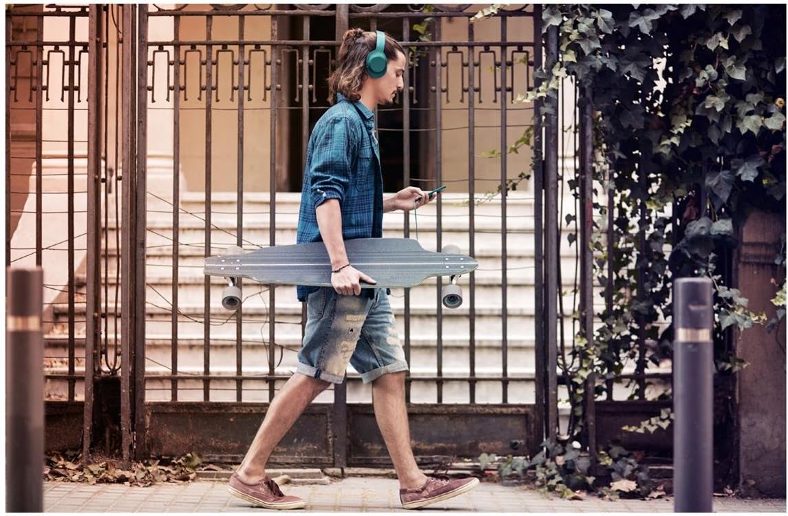 Sony h.ear on Premium Hi-Res Stereo Headphones (wired), Viridian Blue