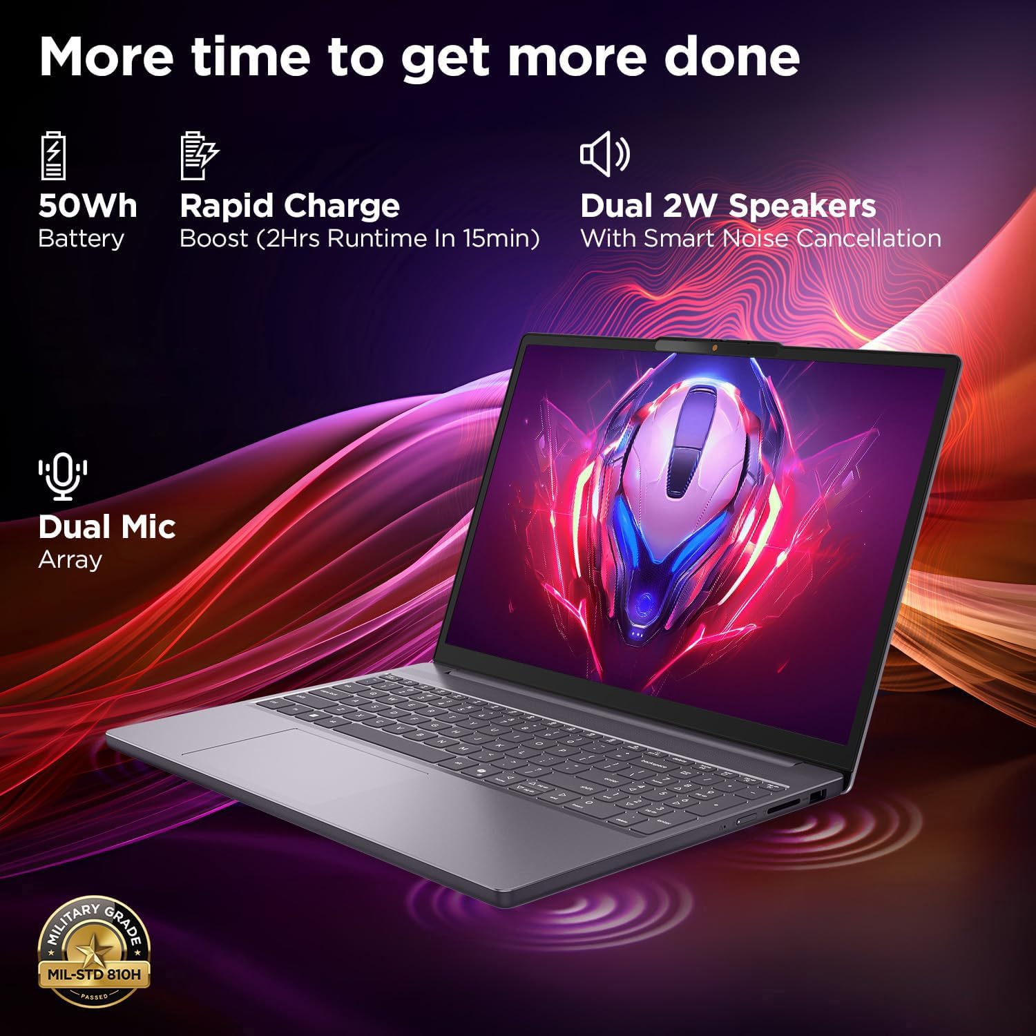 Lenovo 2026 IdeaPad Slim 3 Laptop - Intel Core i5-13420H, 15.3' FHD Anti-Glare Display, 24GB DDR5 RAM, 1TB SSD, Office 365, AI-Powered Copilot, Lightweight for Students & Professionals, Slate