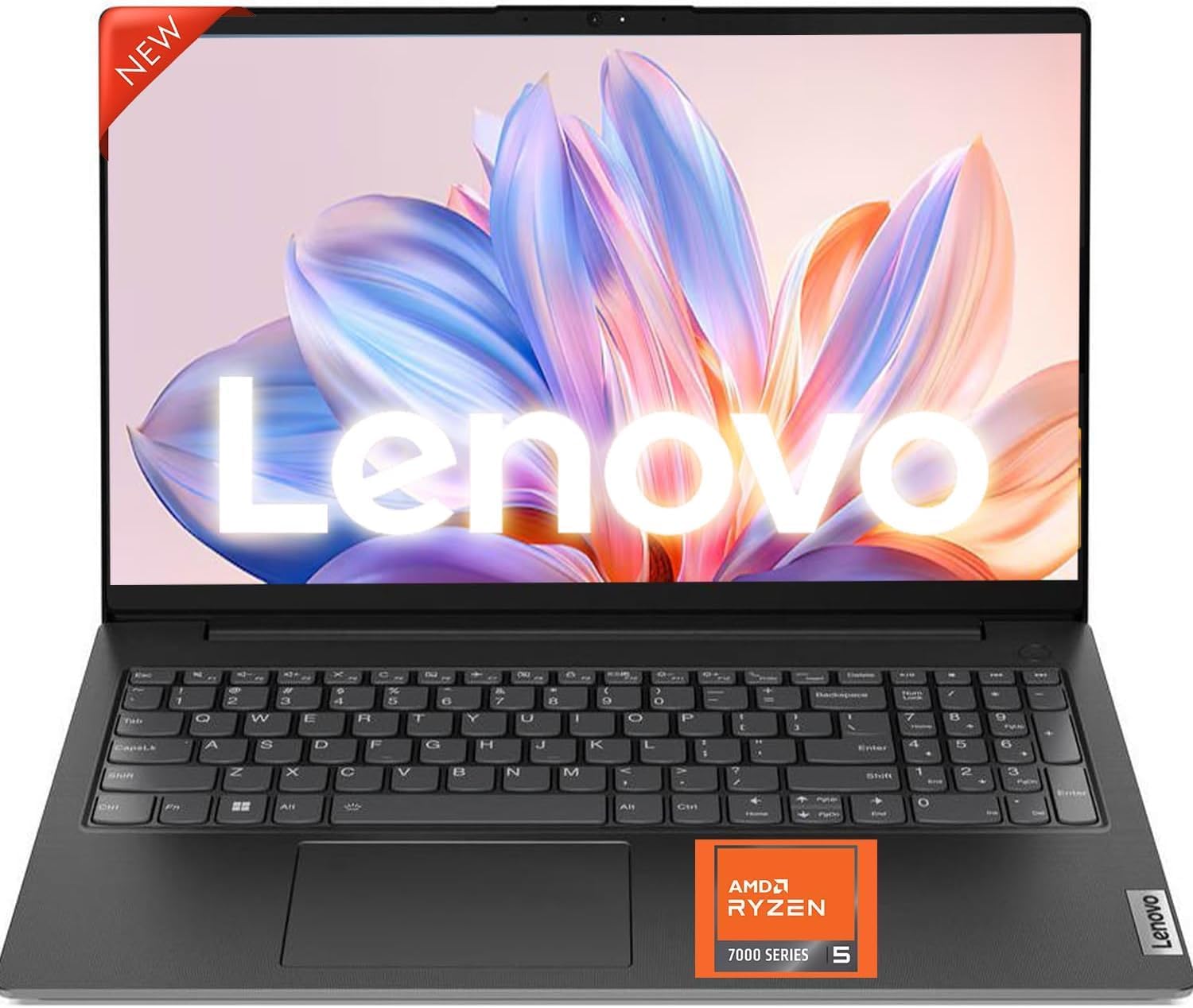 Lenovo V15 15.6' FHD Business Laptop | 2025/2026 Model | High-Performance AMD Ryzen 5 7000 Series Processor | Wi-Fi 6 | RJ-45 Ethernet | Windows 11 (16GB RAM | 2TB SSD)