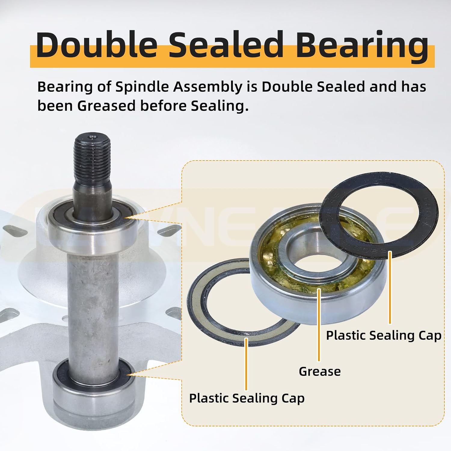3 Pack 139-3214 Spindle Assembly with 125-5575 Pulley 132-9420 Idler Pulley 1/2x142 Belt Replaces Toro 139-3214, 117-7439, 121-0751 for Toro Timecutter 50' MX5000 MX5050 MX5060 SS5000 Mowers