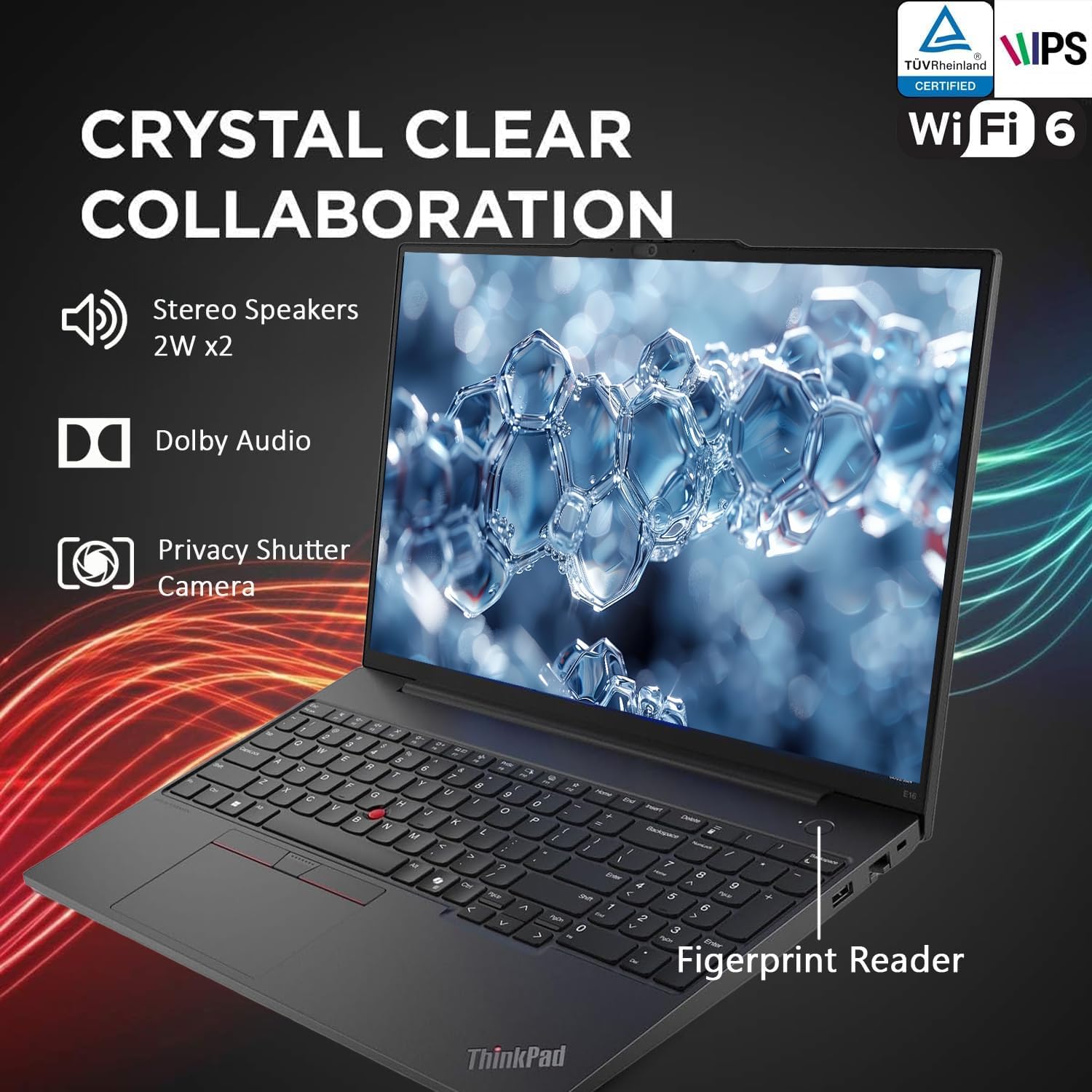 Lenovo 2025 New 16' WUXGA Thinkpad E16 Laptop(2025/2026 Edition) with Microsoft Office, Intel Core Ultra 5 125U, 16GB RAM, 1TB SSD, Backlit Keyboard, Fingerprint Reader, Windows 11 Pro, WOWPC USB