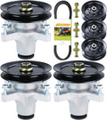 3 Pack 139-3214 Spindle Assembly with 125-5575 Pulley 132-9420 Idler Pulley 1/2x142 Belt Replaces Toro 139-3214, 117-7439, 121-0751 for Toro Timecutter 50' MX5000 MX5050 MX5060 SS5000 Mowers