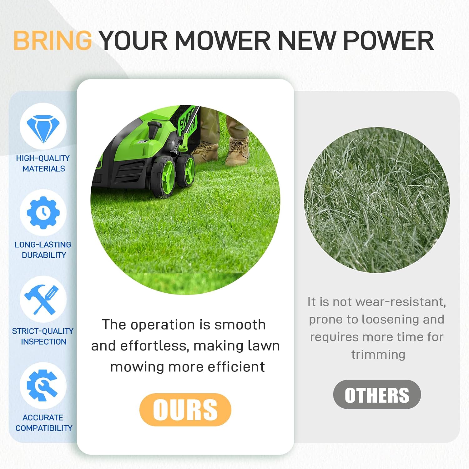 50' Deck Lawn Mower Rebuild Kit for Cub Ca det ZT1-50 RZT-S50 RZT-L50 RZT-LX50 RZT-SX50 XT1-GT50 ZT2-50 M TD G8200 G8300 Tr oy Bilt Mus tang XP 50 Includes 3 Spindle 918-06980 3 Blade 942-05052A