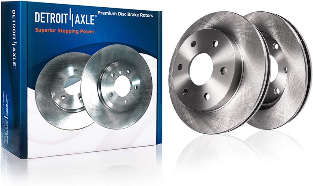 Detroit Axle - Brake Kit for 2010-2017 Ford Expedition 2011-2017 Lincoln Navigator, Disc Brake Rotors Ceramic Brakes Pads Replacement: 13.78' inch Front and 13.46' inch Rear