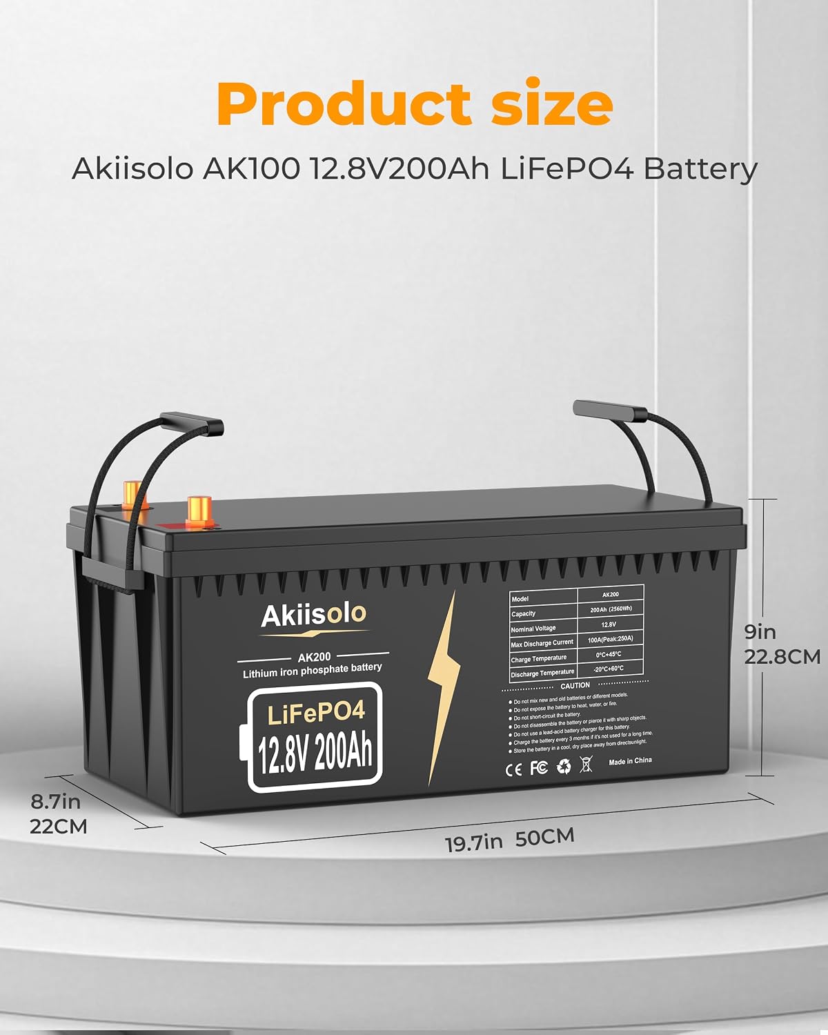 12V 200Ah Lithium Battery LiFePO4 Deep Cycle Battery, Up to 8000+ Cycles Rechargeable Batteries With Built-in 200A BMS, 12 Volt Lithium Batteries for RV, Trolling Motors, Solar System and More