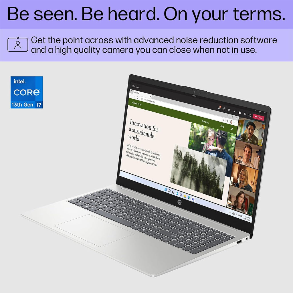 HP 2025 Updated Business Laptop Computer, 15.6' FHD Touchscreen, Intel 10-Core i7-1355U, 32 GB RAM, 1 TB SSD, Intel Iris Xe Graphics, Wi-Fi 6, Webcam, Long Battery Life, Copilot AI, Windows 11 Pro