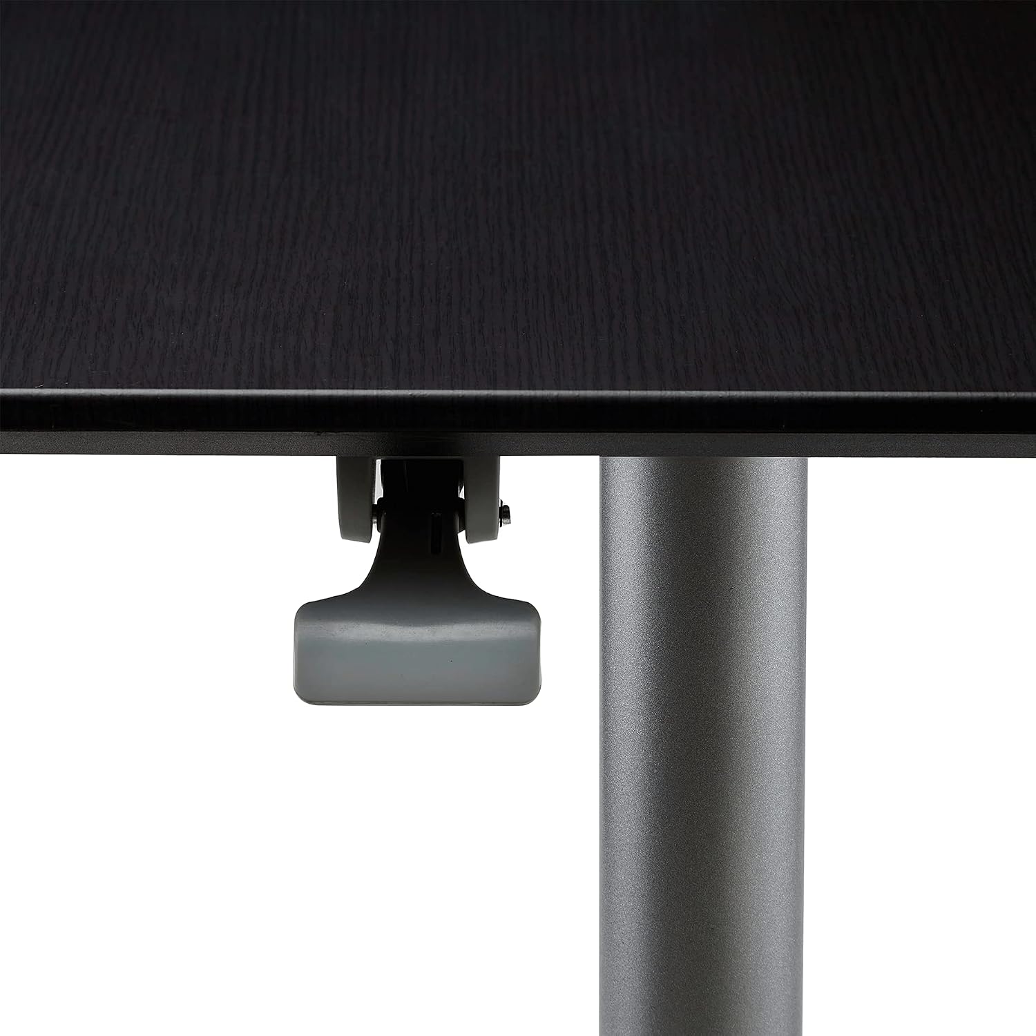 Seville Classics Airlift Height Adjustable Pneumatic Laptop Sit Stand Desk Mobile Rolling Cart, Computer Workstation for Home Office, Classroom, Espresso, 28' XL Desktop (New Model)