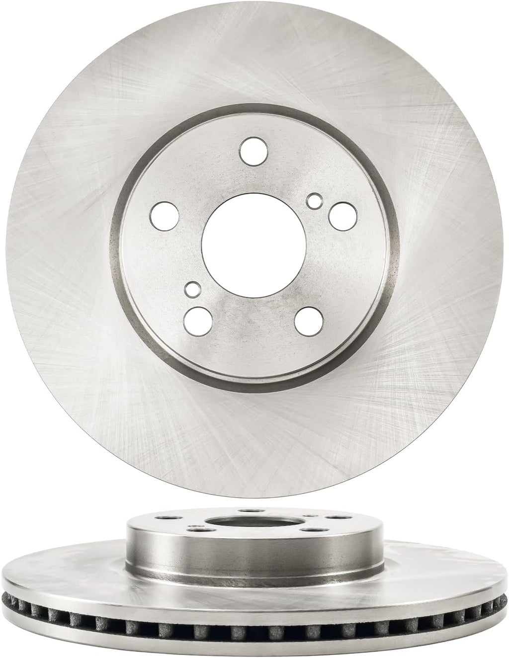 Torchbeam Brake and Rotor Kit Front and Rear Brake Pads Brake Rotor Ceramic Compatible with Toyota 2009-2010 2014-2016 2017-2019 Corolla 2.4L,10.83 inch (275mm) Front and 10.20'' (259mm) Rear Rotor