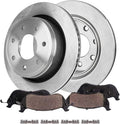 Detroit Axle - Rear Brake Kit for Ford 2012 2013 2014 F-150 [7 Lugs], Disc Brake Rotors Ceramic Brakes Pads with Hardware Replacement : 13.70' inch Rotors