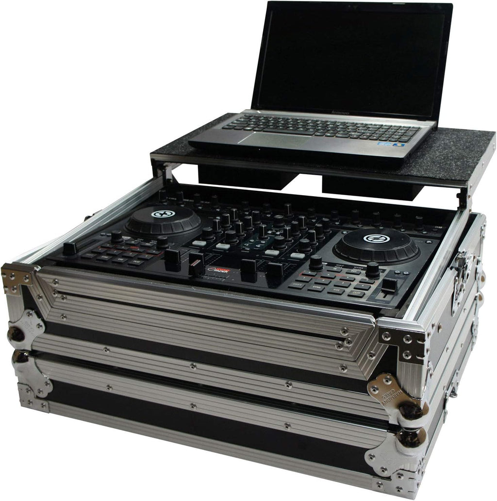 Harmony Audio HCTKS4LT Flight Glide Laptop Stand Travel DJ Custom Case Compatible with Numark IDJ3