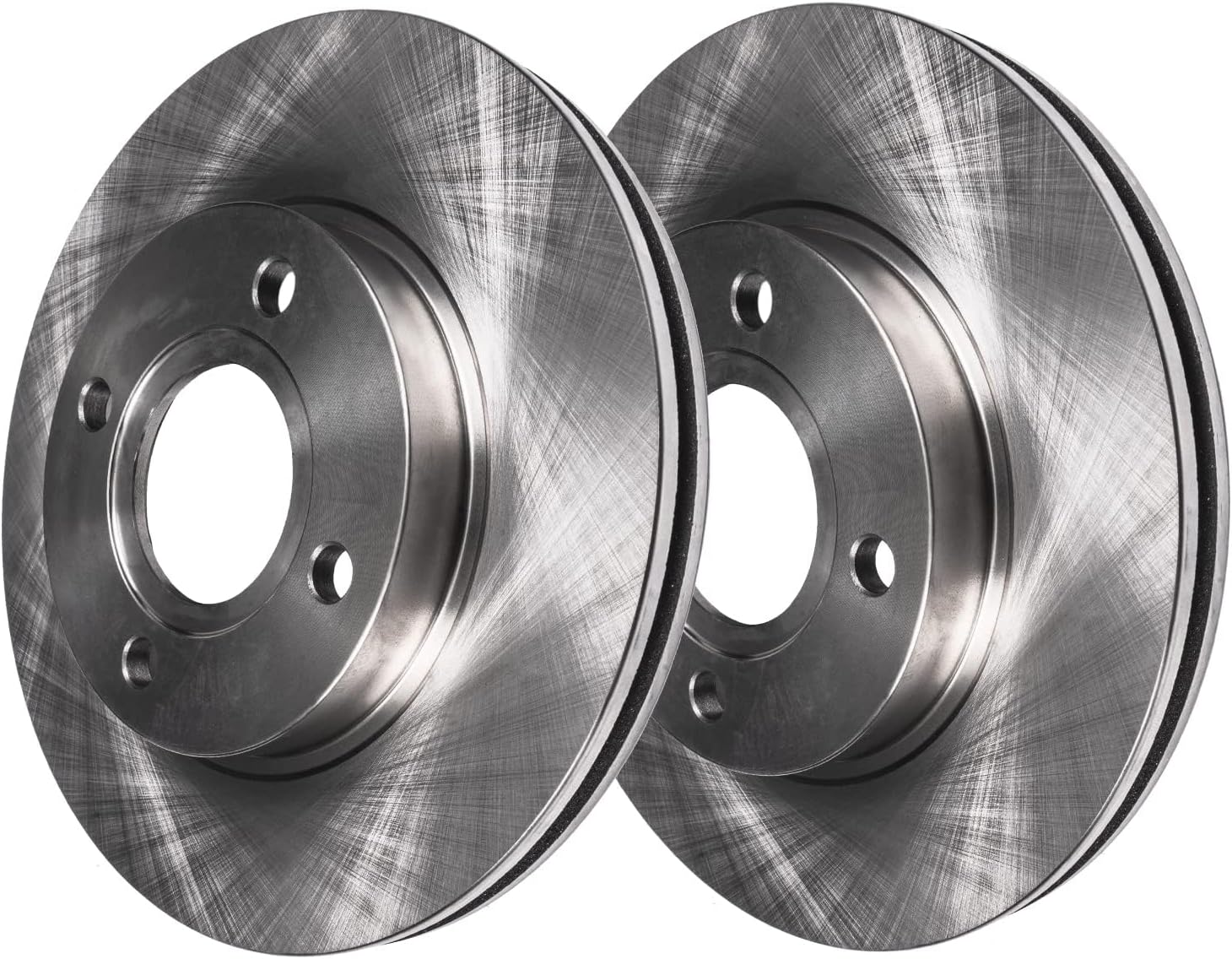 Detroit Axle - Front Brake Kit for Hyundai Accent Kia Rio 2018-2022, 11.02' inch Disc Brake Rotors Ceramic Brake Pads with Hardware 2019 2020 2021 Replacement
