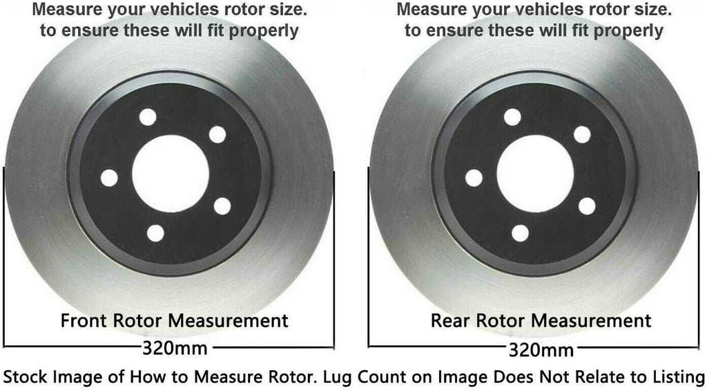 Detroit Axle - Brake Kit for 2005 2006 Infiniti QX56 Nissan Armada Titan Brake Rotors and Ceramic Brakes Pads Front and Rear Replacement