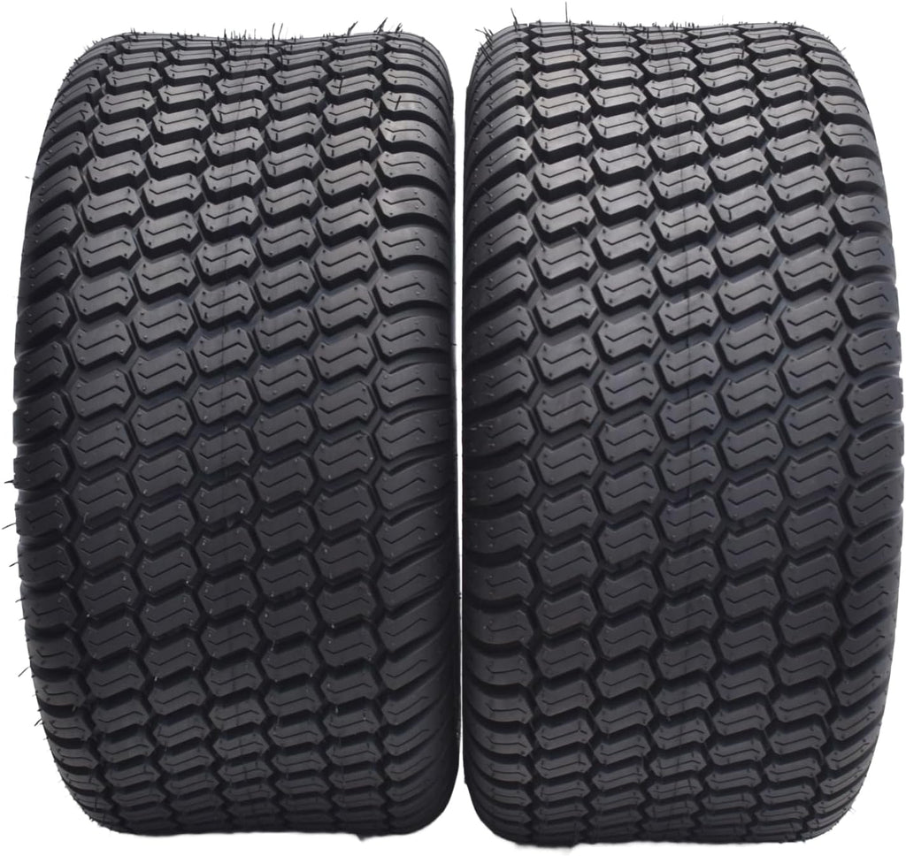 Dayrim 23X10.5-12 Lawn Mower Tires, Set of 2, 4-Ply Tubeless Turf Tread, for Garden Tractor & Riding Mower,Golf Cart Tires