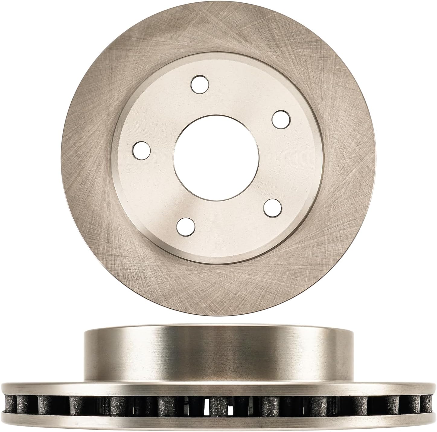 KAX Front Brake Kit, OE Brake Rotors 53025, Ceramic Brake Pads D1084 Fits Dodge Dakota 2005-2010, Ram Dakota 2011, Mitsubishi Raider 2006-2009, Automotive Replacement Brake Kit
