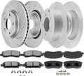SCITOO (Front 293.9 mm Rear 262 mm) Brake Rotors (5 Lugs) and Pads Kits Fit For Chrysler 200 2011-2014,For Chrysler Sebring 2007-2010,For Dodge Avenger 2008-2014,For Dodge Caliber 2007-2012