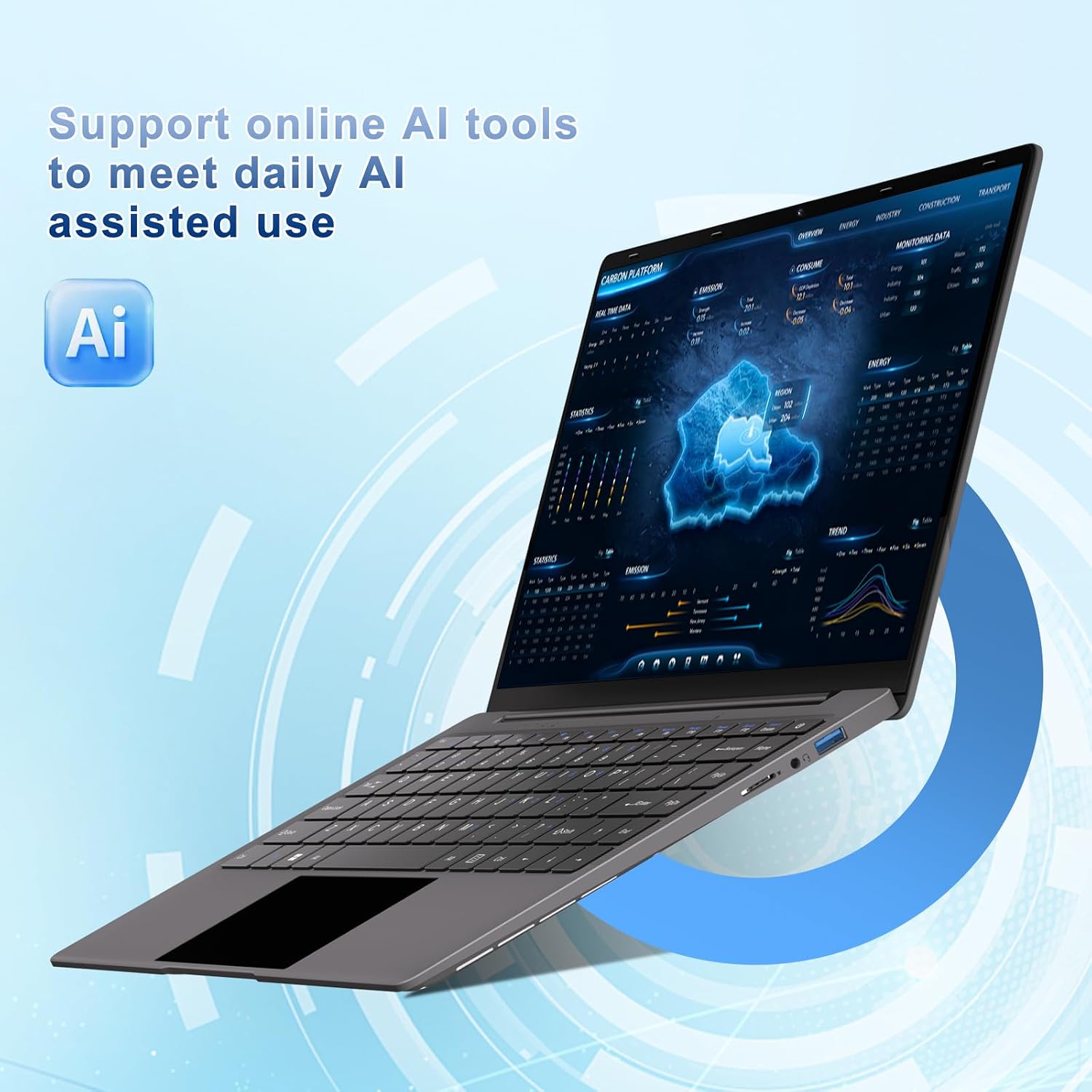 14 Inch Laptop Computer Win 11 8GB+256GB SSD Up to 1TB SSD Expand Laptops Celeron N4020 Up to 2.8Ghz 1080p FHD Dual WiFi BT4.2 with Webcam Screen Projection Function for Business Student- Gray