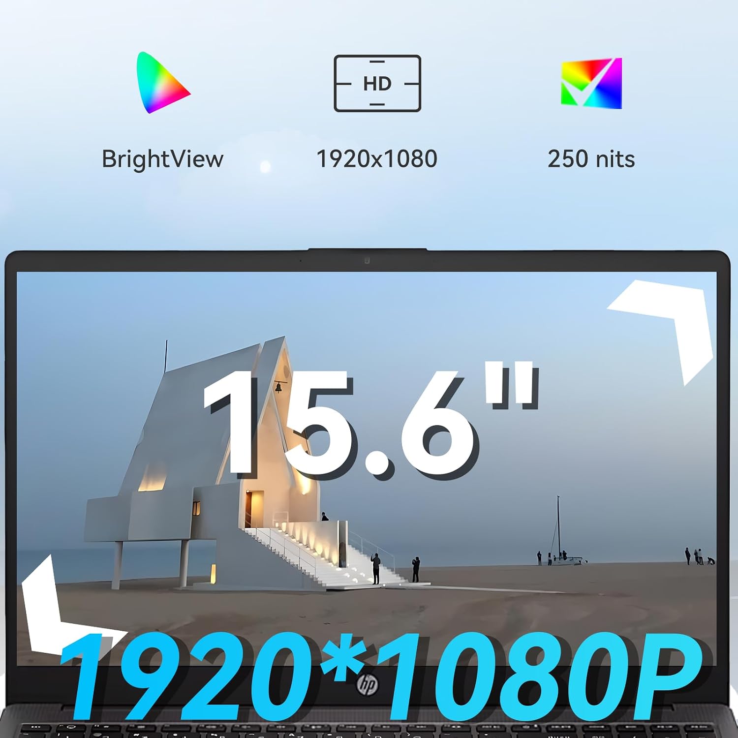 HP Business and Study Laptop 2025 Updated, 15.6' FHD, AMD Ryzen 7 7730U (16GB RAM | 1TB SSD), Numeric Keypad, Webcam, Windows 11 Pro, WiFi 6& Bluetooth with LTP Accessory Kit