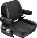Universal Tractor Seat, Lawn Mower and Forklift Seat with Suspension Bag, Safety Design, Strong Protective Performance, High Durability for Zero Turn Mower, Skid Loader, Backhoe, Dozer, Telehandler