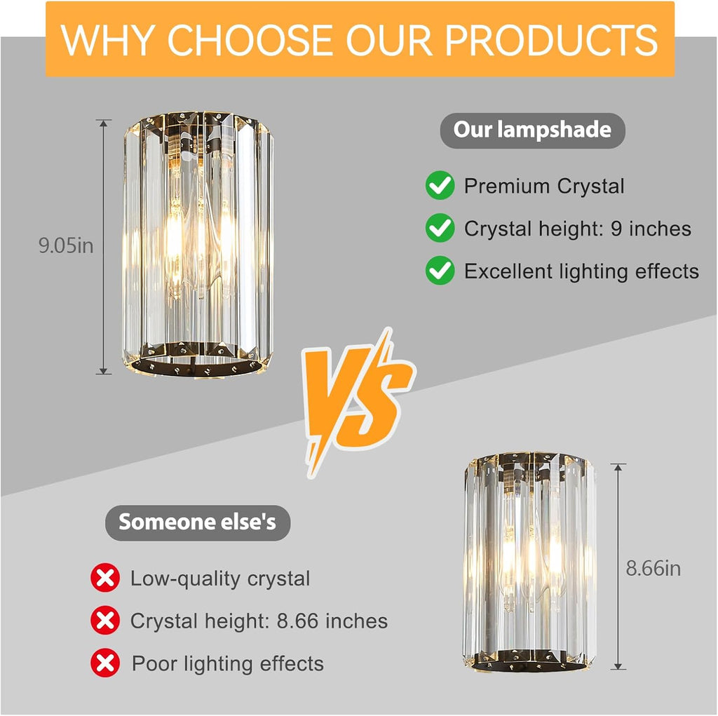 Black Pendant Lighting Modern Pendant Light Mini Crystal Chandeliers Adjustable Pendant Light Fixture for Kitchen Island Dinning Room Corridor Bedroom(Black 3-Pack)