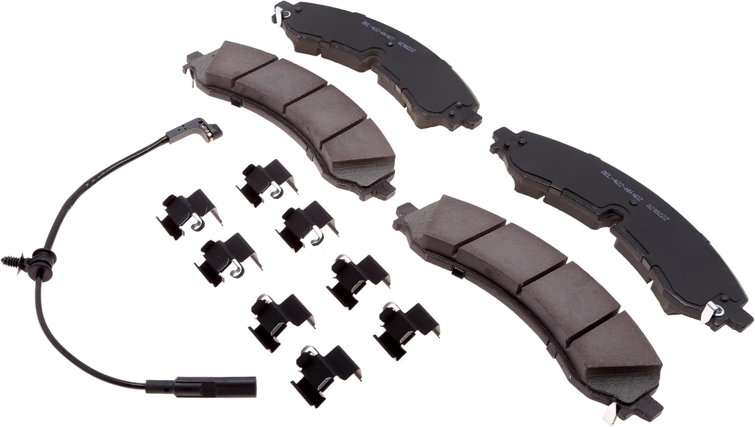 ACDelco Gold 17D2250CH (19430088) Ceramic Front Disc Brake Pad Kit