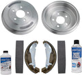 Detroit Axle - [5-Lug] Rear Brake Kit for 2009-2010 Chevy Cobalt Pontiac G5 2009-2011 HHR Brake Drums Brakes Shoes Replacement