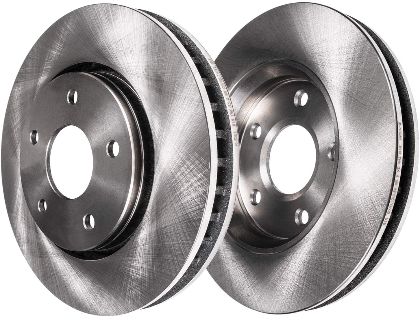 Detroit Axle - AWD Brake Kit for 2019-2025 Volvo S60 Disc Brake Rotors Ceramic Brakes Pads with Hardware Replacement : 13.58' inch Front and 11.89' inch Rear Rotor
