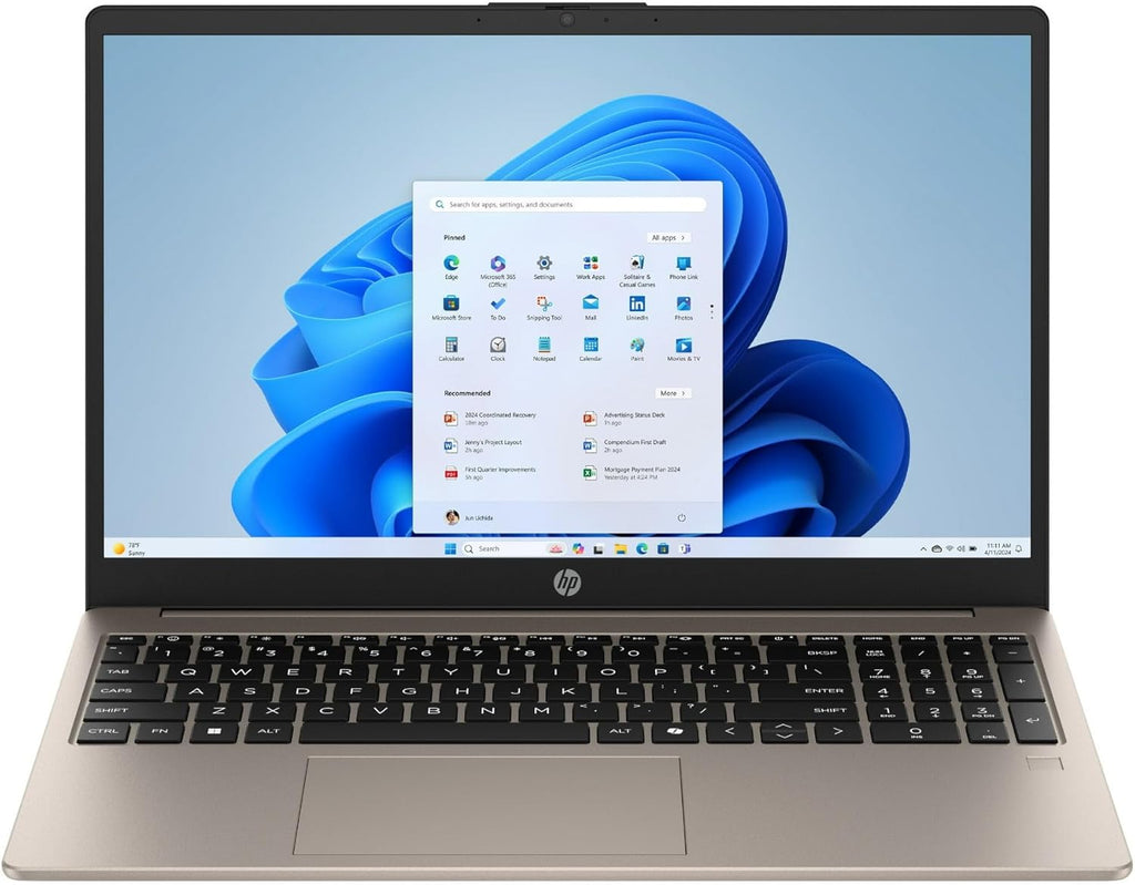 HP 2025 Laptop | 15-fd000 | 15.6' 1920 x 1080 Touch IPS | Intel-8 Core i3-N305 | 16GB DDR4 | 1TB SSD | Windows 10 Pro | Wi-Fi 6 - Bluetooth 5.3-720p HD Camera - Cozy Cashmere