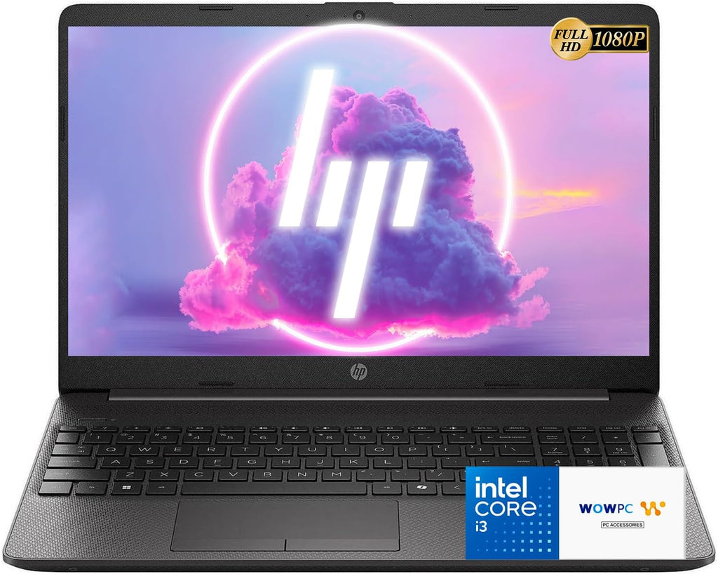 HP 250 G9 15.6' FHD Work Laptop with Microsoft Office, Intel Core i3-1315U(Beats i7-1165G7), 16GB RAM, 512GB SSD, Ethernet Port, SD Card Reader, Windows 11 Pro, WOWPC USB Included