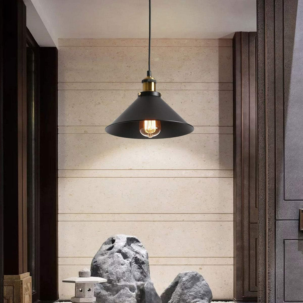 Modern Hanging Lamp, V-intage Retro Industrial Metal Chandelier E27 Lamp Holder Black Wrought Iron Lampshade Country Barn Farmhouse Industrial Lighting Ceiling Lamp,Chandelier LED Ceiling Light